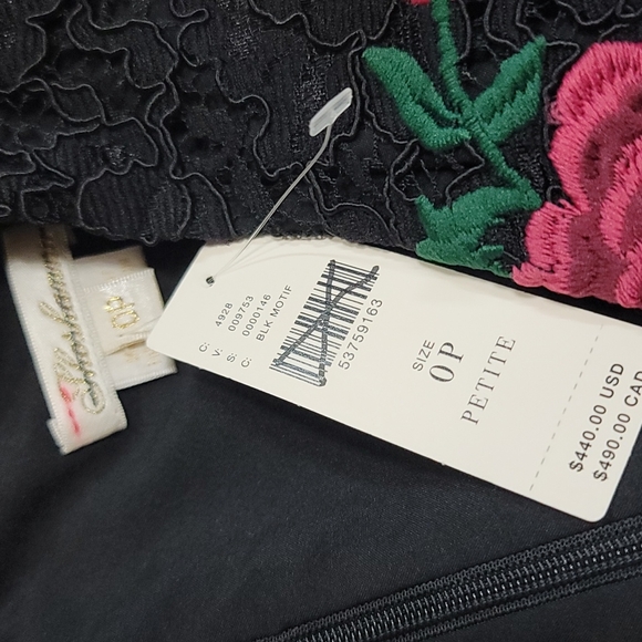 Anthropologie/SHOSHANNAAudette Rose Embroidered Lace Midi Dress In Assorted - Picture 10 of 10